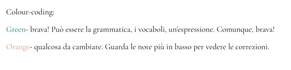 Esempio di esercizio per migliorare lo speaking inglese
